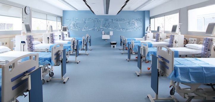 Sala za pacijentesa mašinama za dijalizu